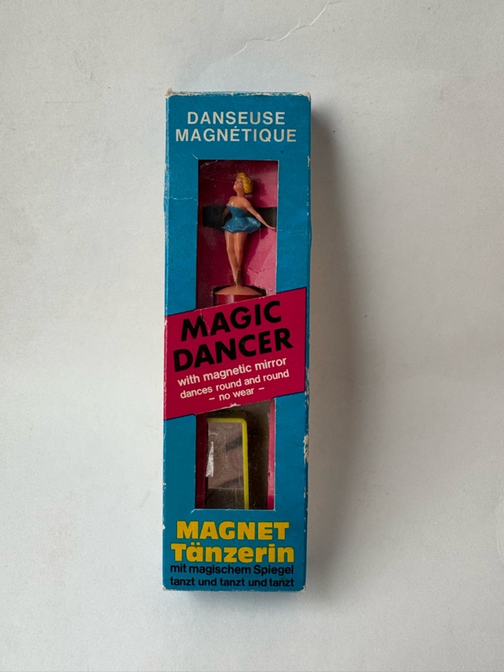 Magic Dancer Magnet Toy w/Box Vintage Magneto West Germany Ballerina Tanzerin